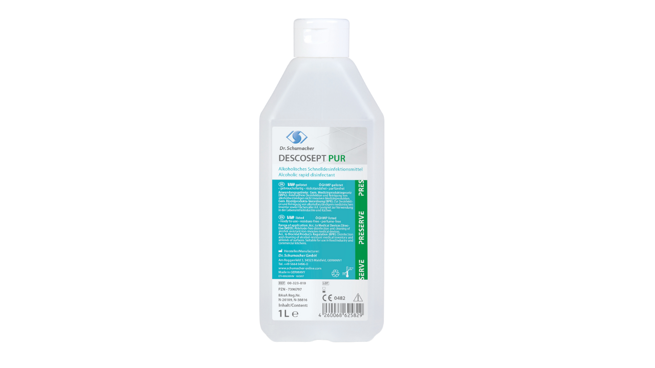 Schnelldesinfektion Descosept Pur, 1 Liter