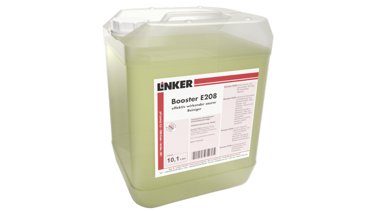 Entkalker Booster E208, Konzentrat, fl&uuml;ssig, 10 Liter