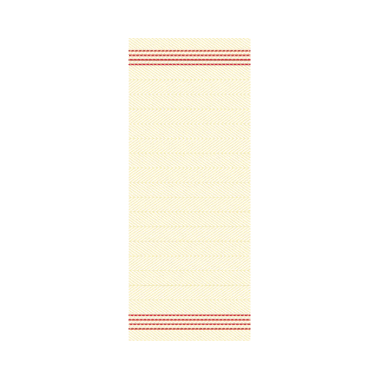 Linclass-Tischl&auml;ufer, 0,40x24m, 'Lukas' creme-rot