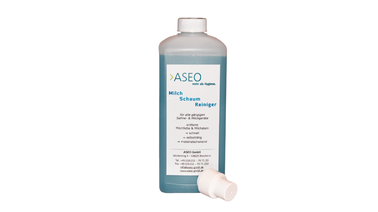 Milchschaumreiniger, mit Dosierkammer, flüssig, 1 Liter
