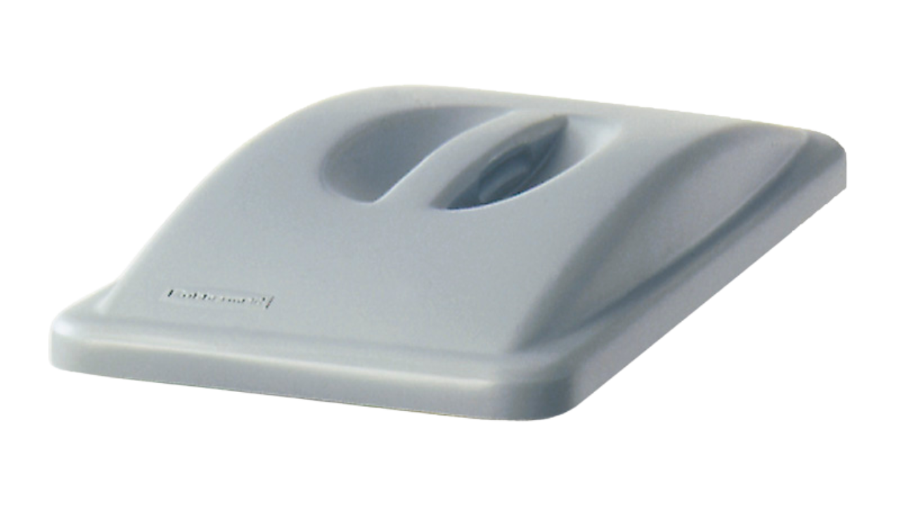 Rubbermaid - geschlossener Deckel, Kunststoff, grau
