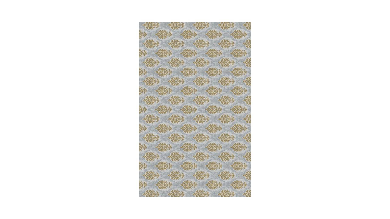 Linclass-Mitteldecke, 80x80cm, 'Doris' gold-silber