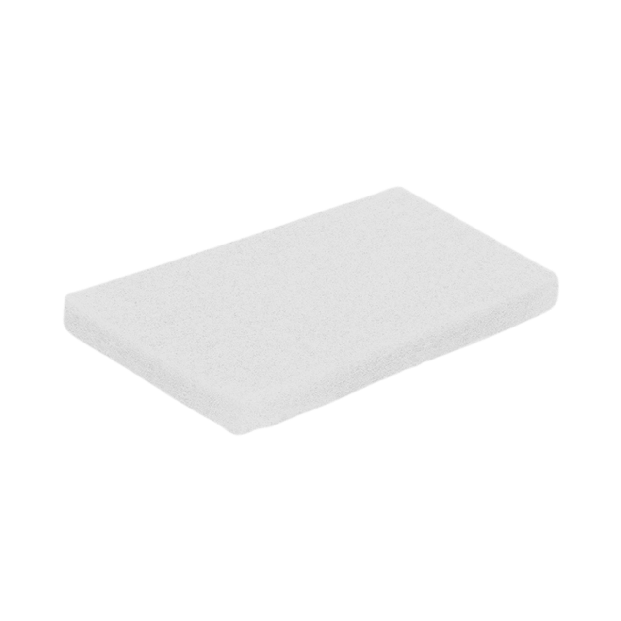 Handscheuerpad, zum Cleanern, 15x23cm, Scheuerst&auml;rke 10mm, wei&szlig;