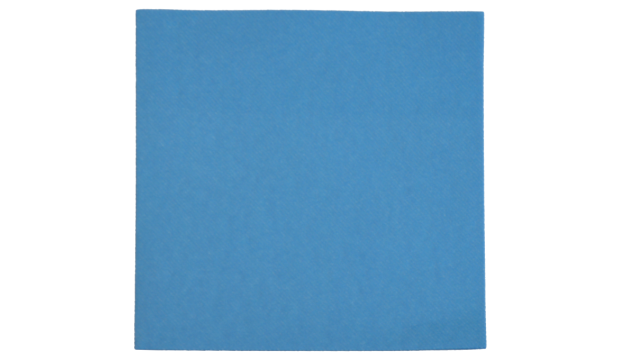 Linclass-Mitteldecke, 80x80cm, aqua blau