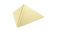 Dunilin-Servietten, 40x40cm, 1/4-Falz, cream