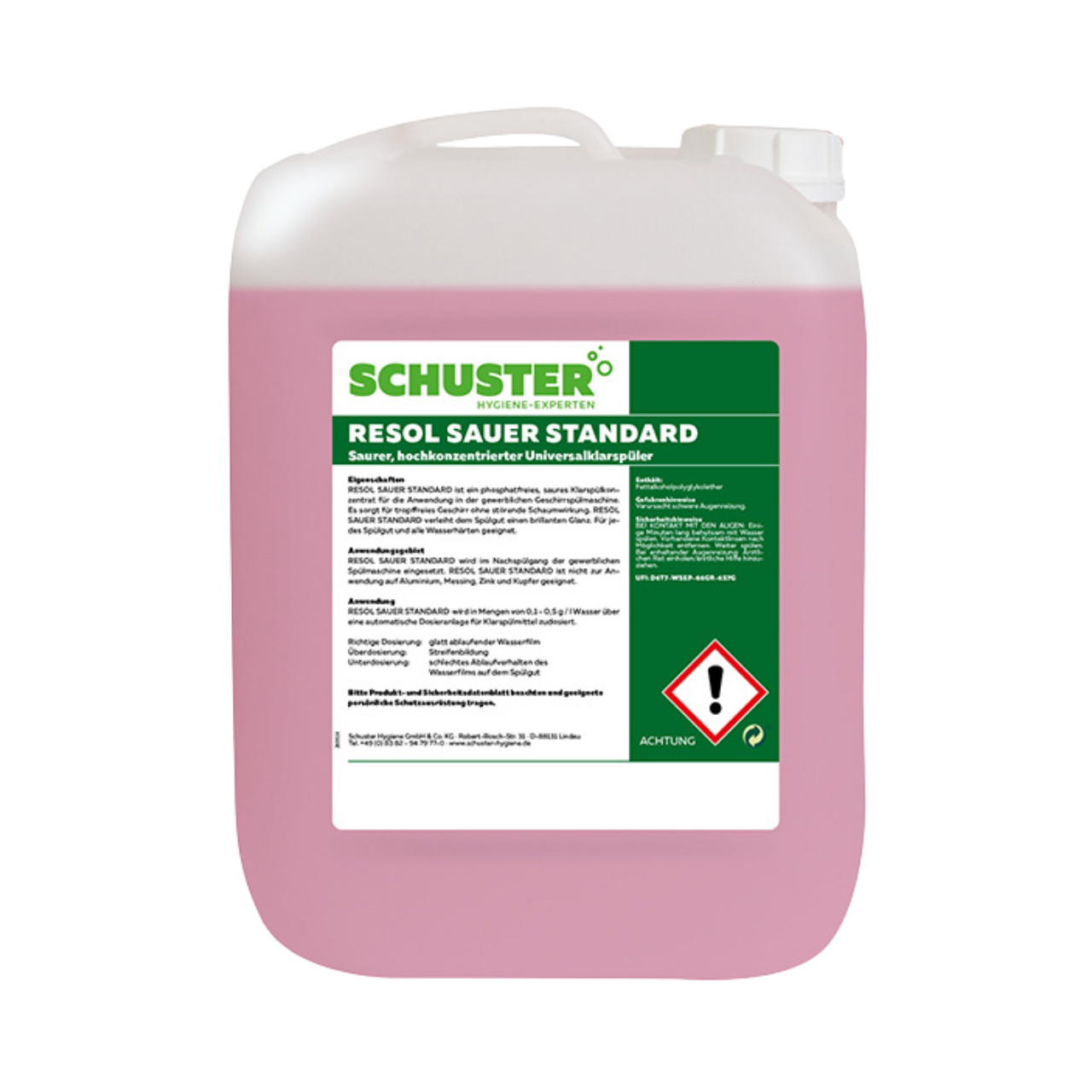 Klarsp&uuml;ler Resol Standard, sauer, fl&uuml;ssig, 10kg