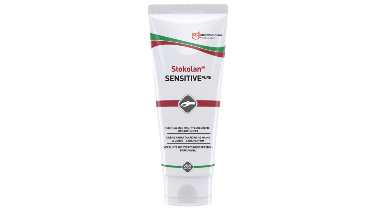 Handcreme, parf&uuml;mfrei, Stokolan Sensitive Pur, 100ml Tube