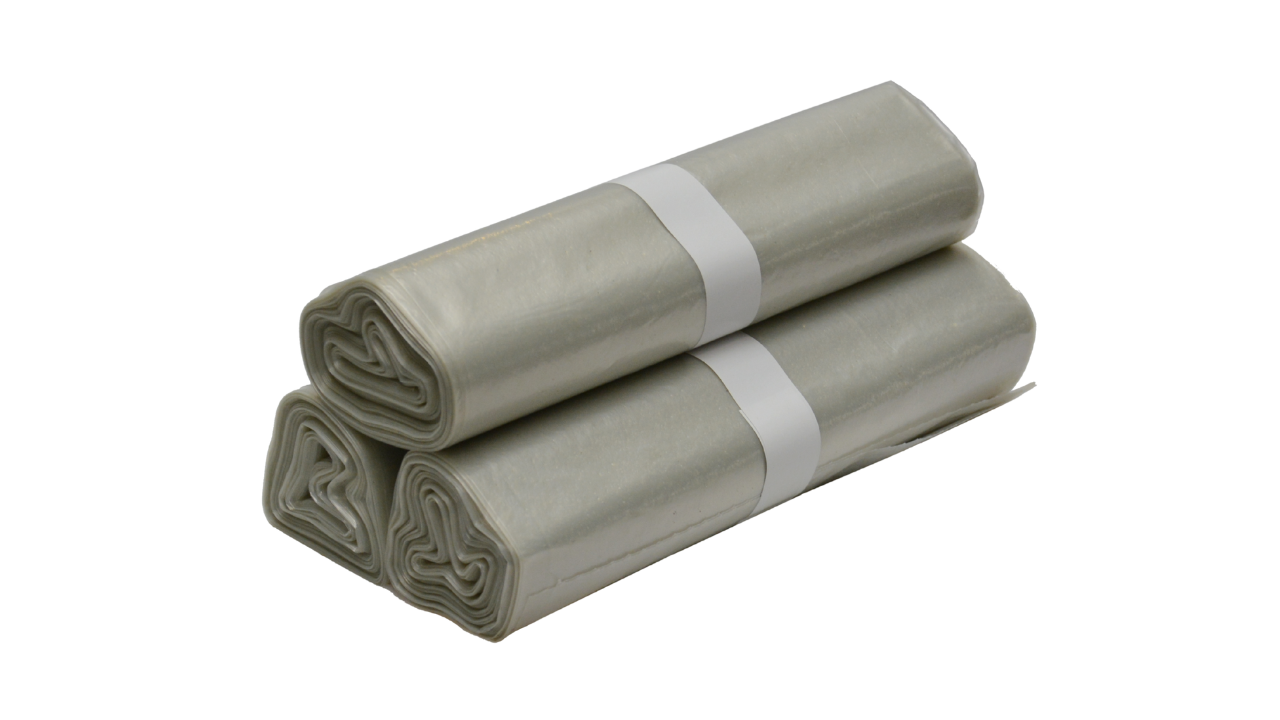 LDPE M&uuml;llsack, 70 Liter, 575x1000mm, transparent, St&auml;rke 35&micro;