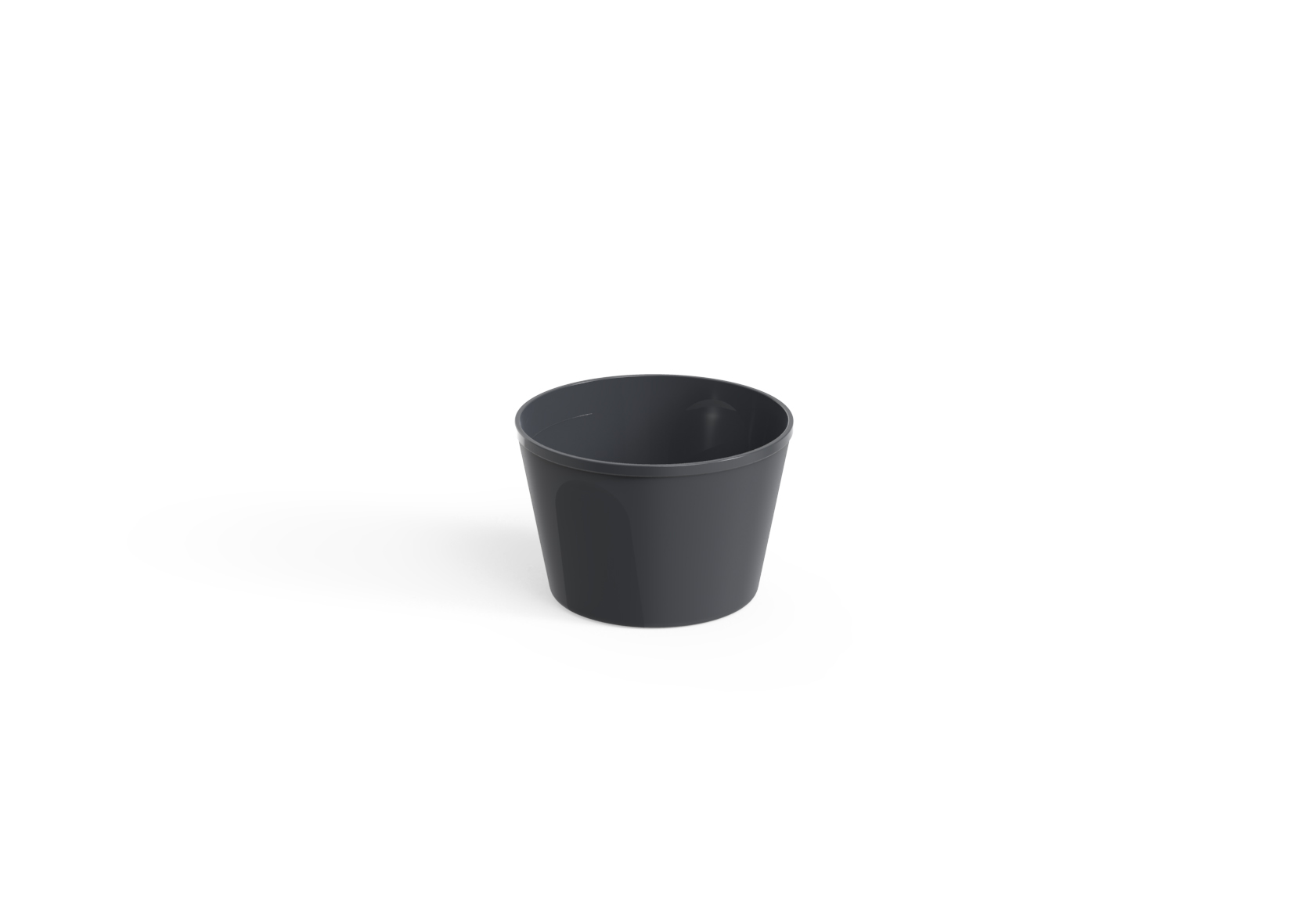 Mehrweg-Multi Cup, 480ml, Polypropylen, Ø12x8cm, schiefergrau