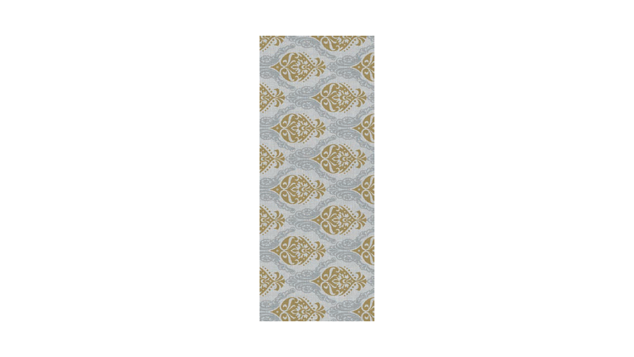 Linclass-Tischläufer, 0,40x24m, 'Doris' gold/silber