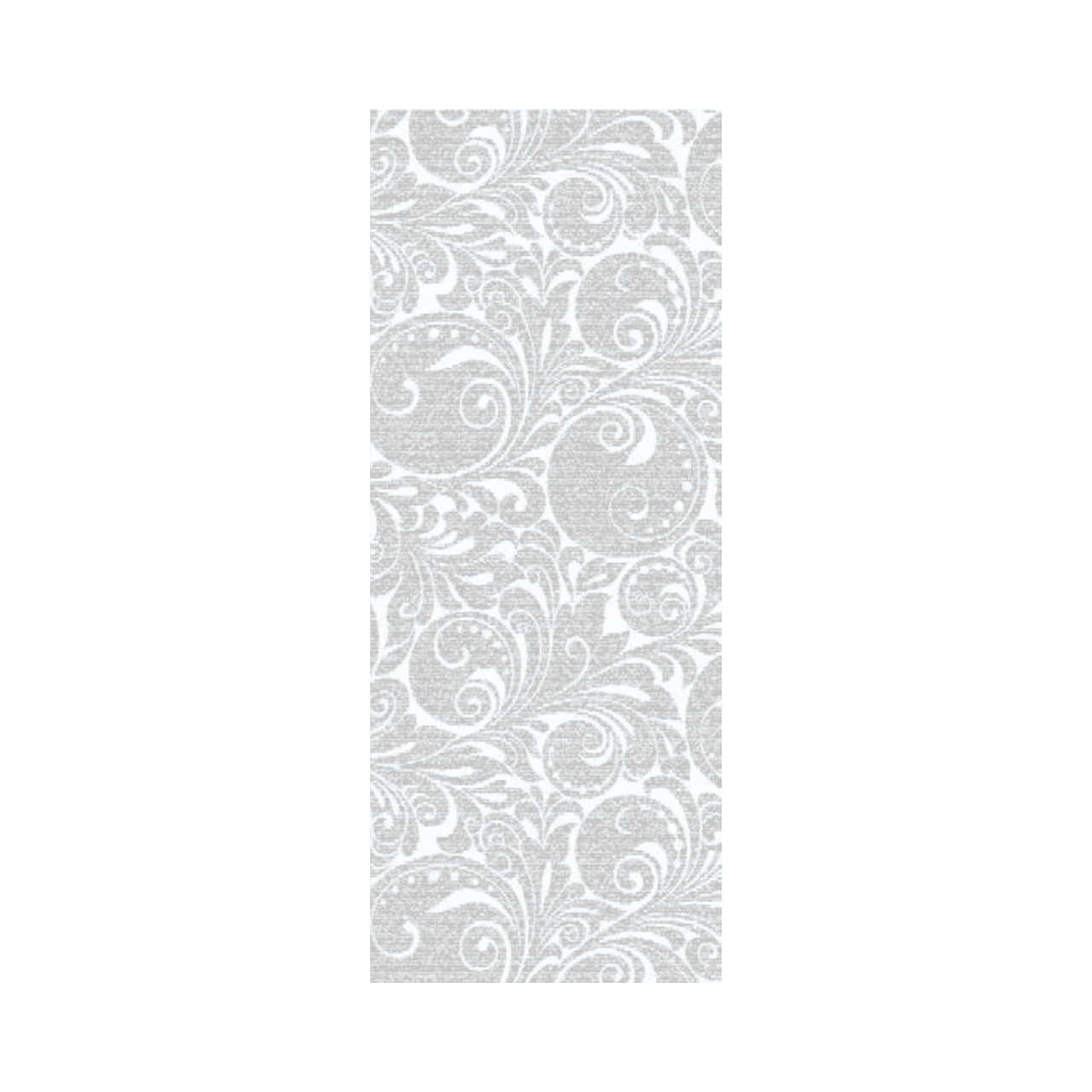 Linclass-Tischl&auml;ufer, 0,40x24m, 'Jordan' wei&szlig;/silber