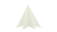 Airlaid-Serviette, 48x48cm, 1/4 Falz, weiß