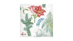 Linclass-Serviette, 40x40cm, 1/4-Falz, 'Amaryllis''