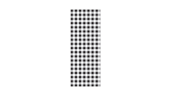 Linclass-Mitteldecke, 80x80cm, 'Karo' schwarz