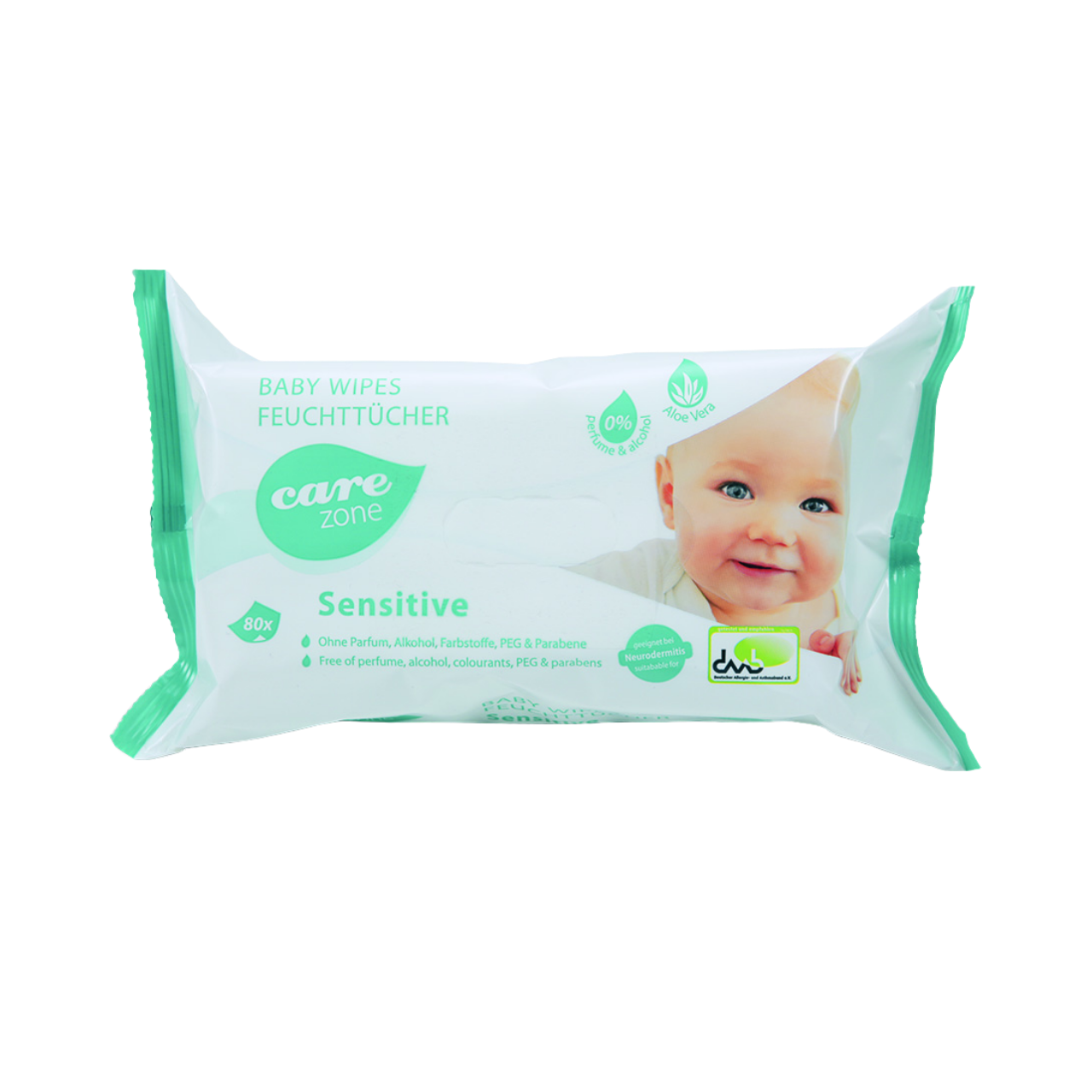 Reinigungst&uuml;cher Baby Wipes Sensitive, 80 T&uuml;cher