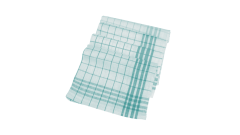 Geschirrtuch, Baumwolle, klassisches Muster, 50x70cm, gr&uuml;n (10er)