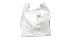 H-Form Tragetasche, LDPE, 28+12x46cm, Stärke 26µ,gelocht, Obst,(2,-2,5kg) klar