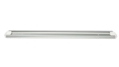 Geräteleiste, aus Aluminium, Länge 90cm inkl. 2 Endkappen weiß