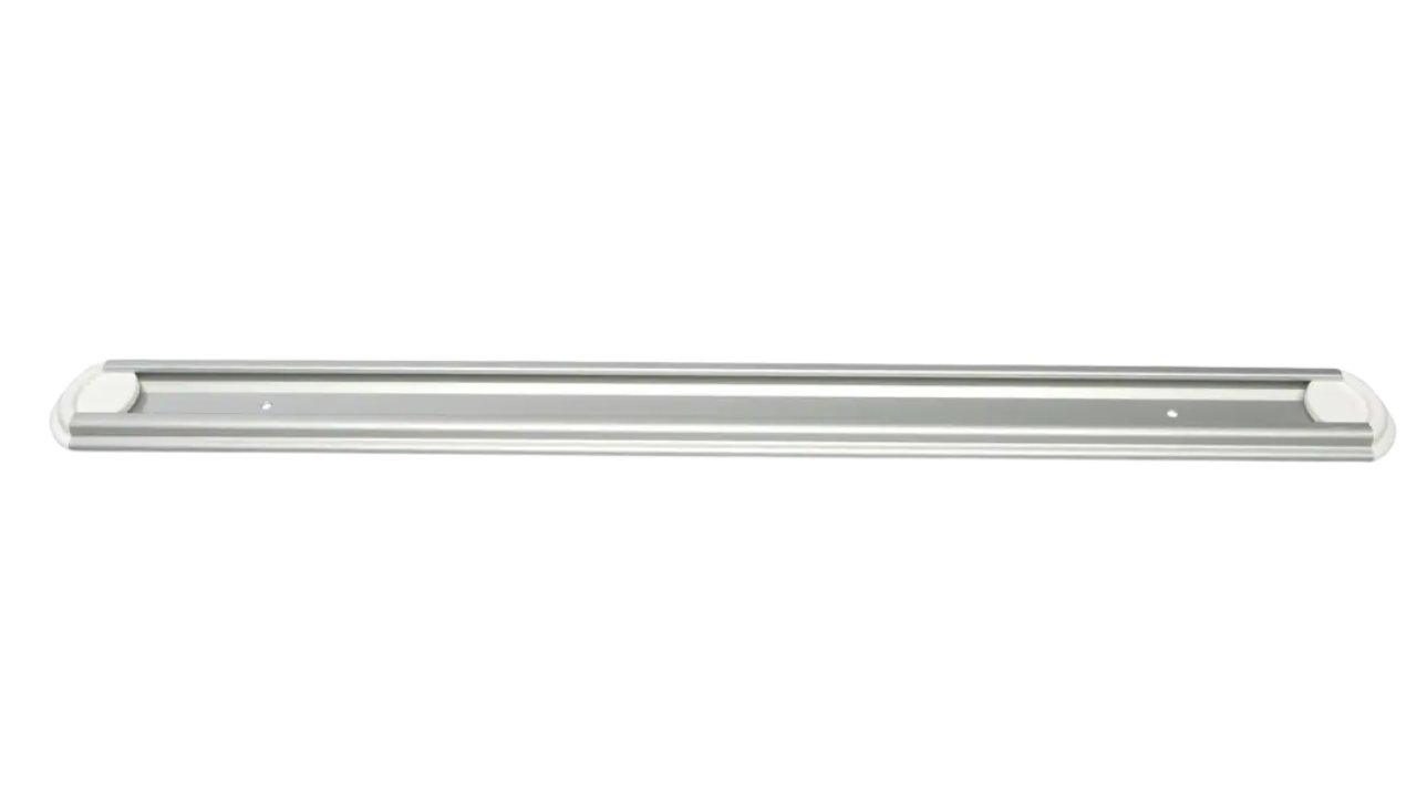 Geräteleiste, aus Aluminium, Länge 90cm inkl. 2 Endkappen weiß