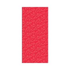 Linclass Mitteldecke, 80x80cm, Pearl Coating, 'Gala' rot