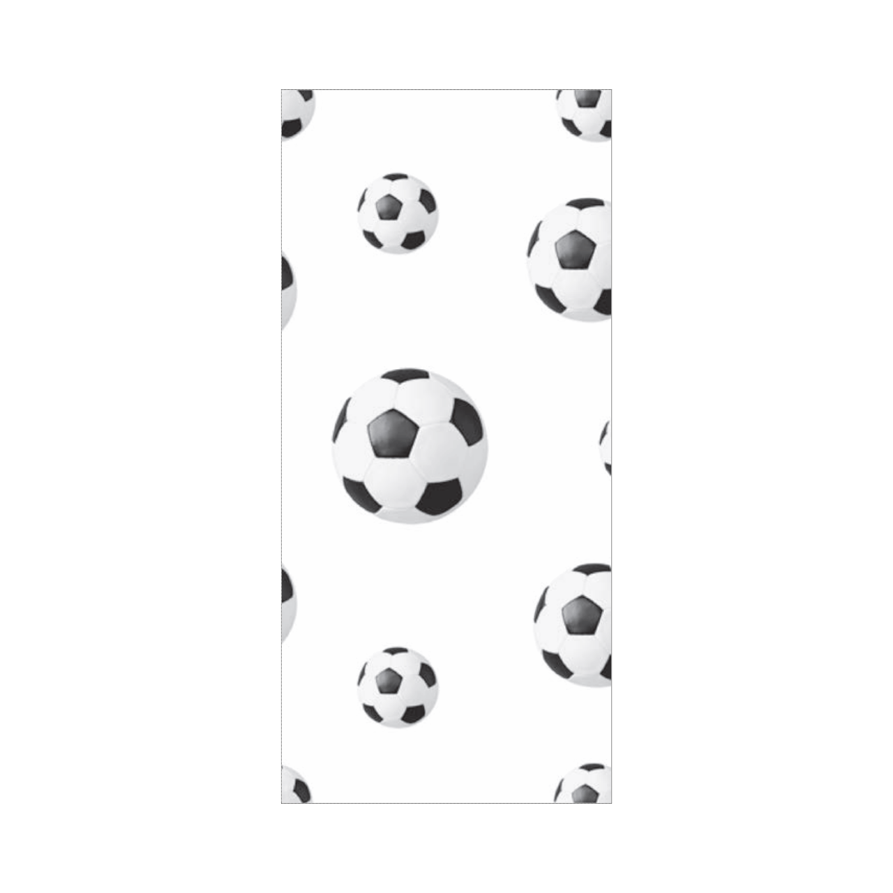 Linclass Mitteldecke, 80x80cm, 'Fu&szlig;ball'