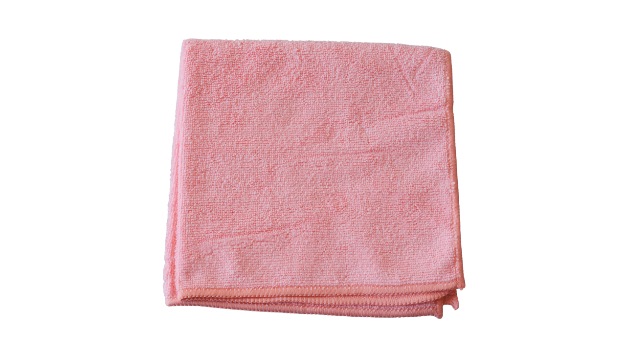 Micro Soft Microfasertuch, grobe Fasern, 40x40cm, rosa (5er)
