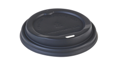 Deckel, für Kaffeebecher 200ml/8oz, PS, schwarz
