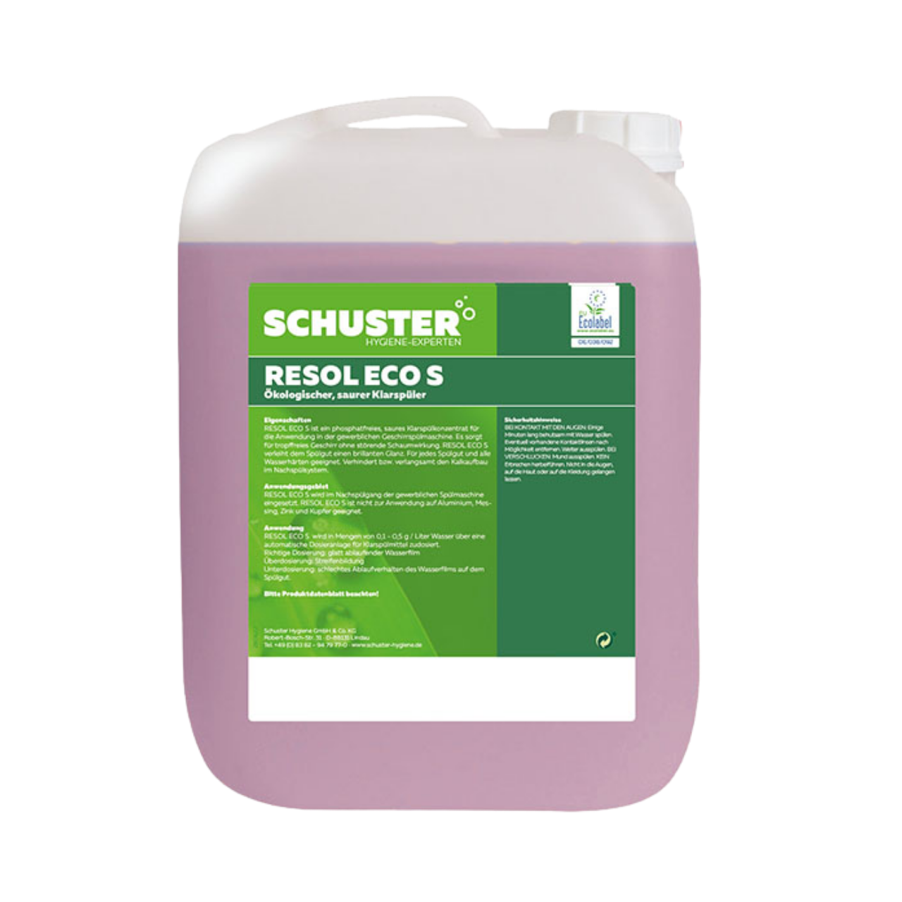 Klarsp&uuml;ler Resol ECO S, sauer, fl&uuml;ssig, 20kg