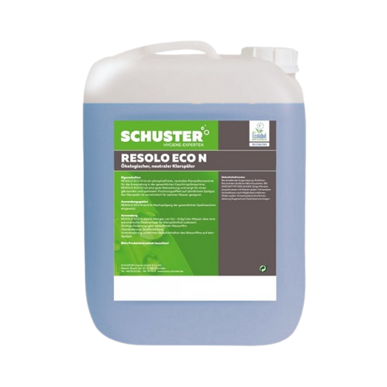 Klarsp&uuml;ler Resolo ECO N, neutral, fl&uuml;ssig, 5kg