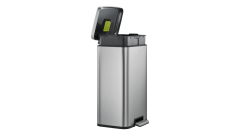 Madison Tretmülleimer, 50 Liter, matt Edelstahl