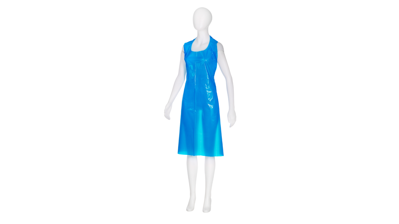 Med-Comfort PE-Einwegschürzen, in Heavy-Qualität, 75x120cm, blau
