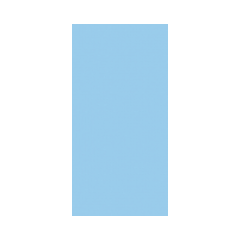 Linclass Mitteldecke, 80x80cm, hellblau