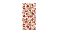 Linclass-Mitteldecke, 80x80cm, 'Levi' bordeaux