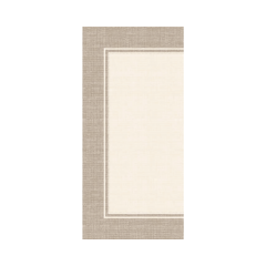 Linclass Mitteldecke, 80x80cm, 'Brooklyn' beige-beige grey