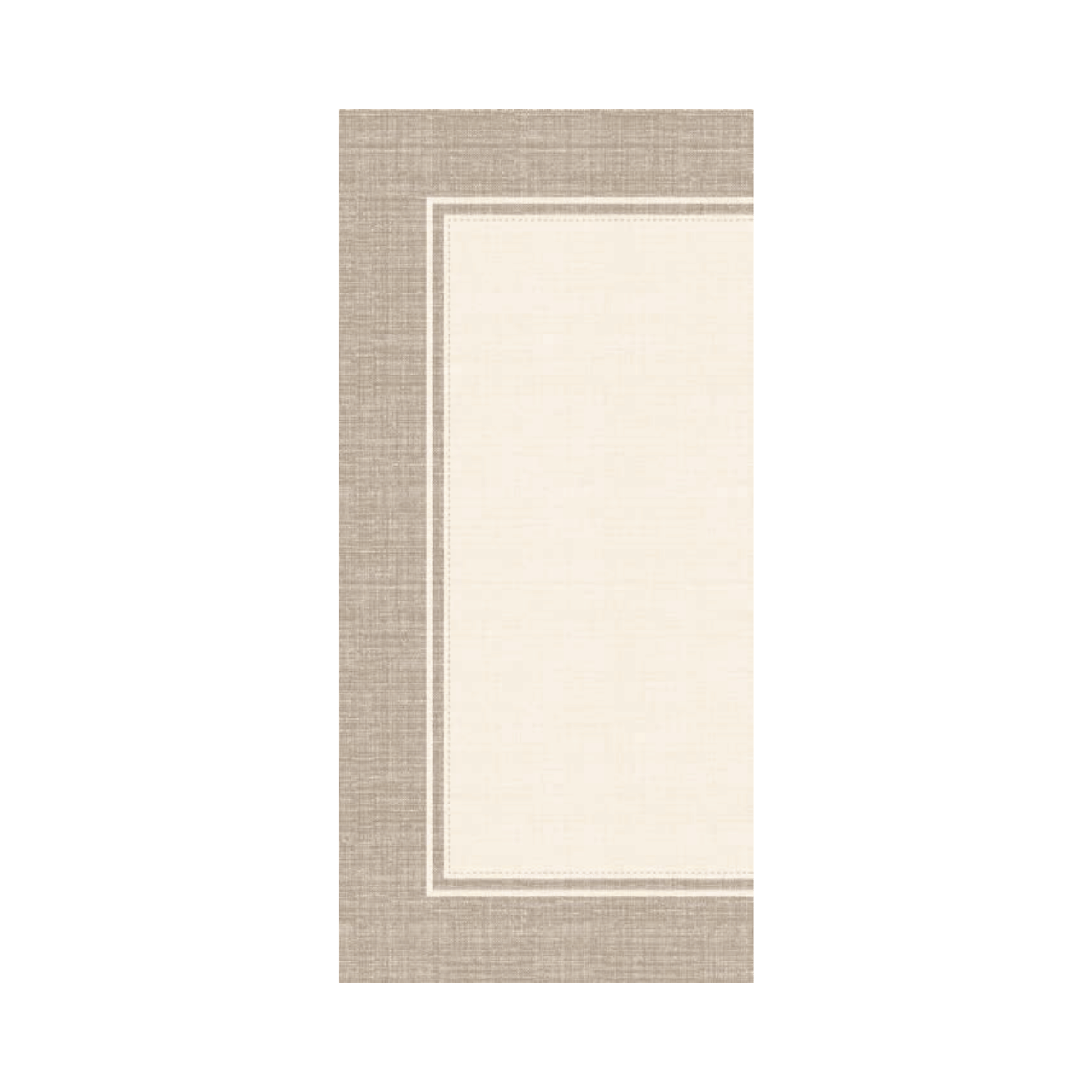Linclass Mitteldecke, 80x80cm, 'Brooklyn' beige-beige grey