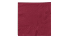 Mank-Zelltuch-Serviette, 33x33cm,3-la 1/4 Falz, bordeaux
