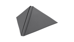 Dunilin-Servietten, 40x40cm, 1/4-Falz, granite grey