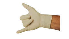 Latexhandschuhe¨Basic-Plus¨ PUDERFREI, Größe -L-, weiß