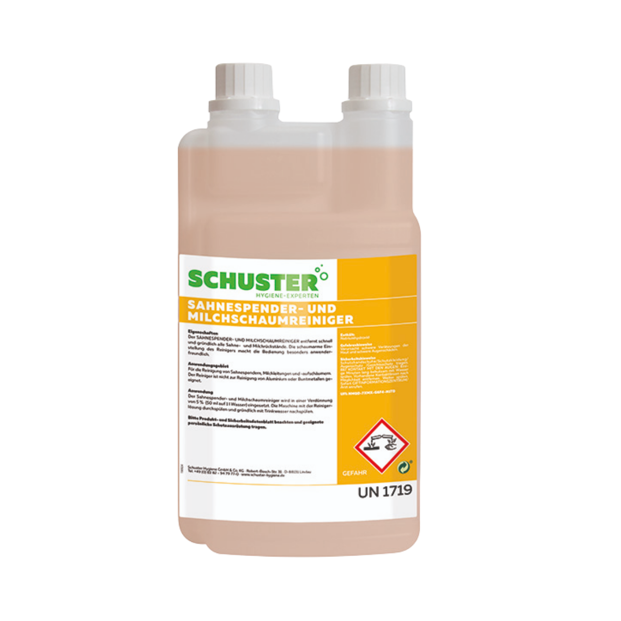 Sahnespender- und Milchschaumreiniger, fl&uuml;ssig, 1 Liter