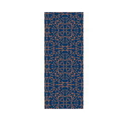 Linclass-Tischl&auml;ufer, 0,40x24m, ''Claudio' blau-braun