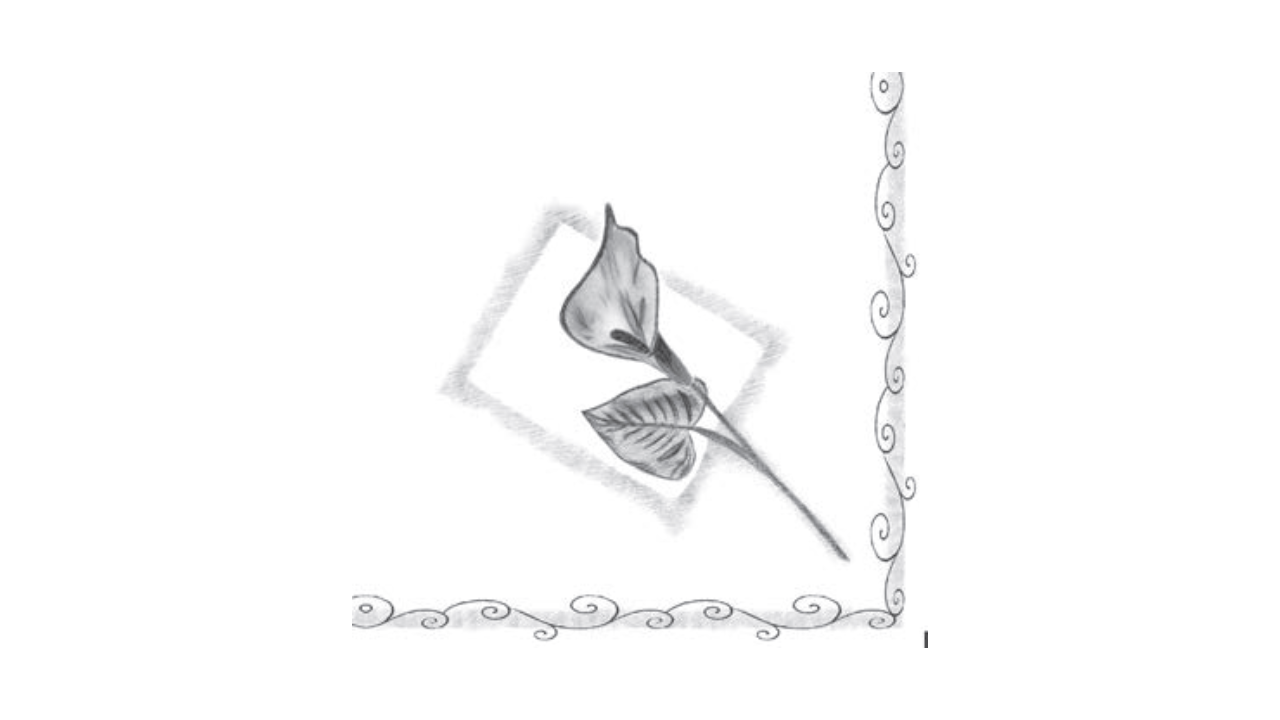 Linclass-Serviette, 33x33cm, 1/4-Falz, 'Trauer'