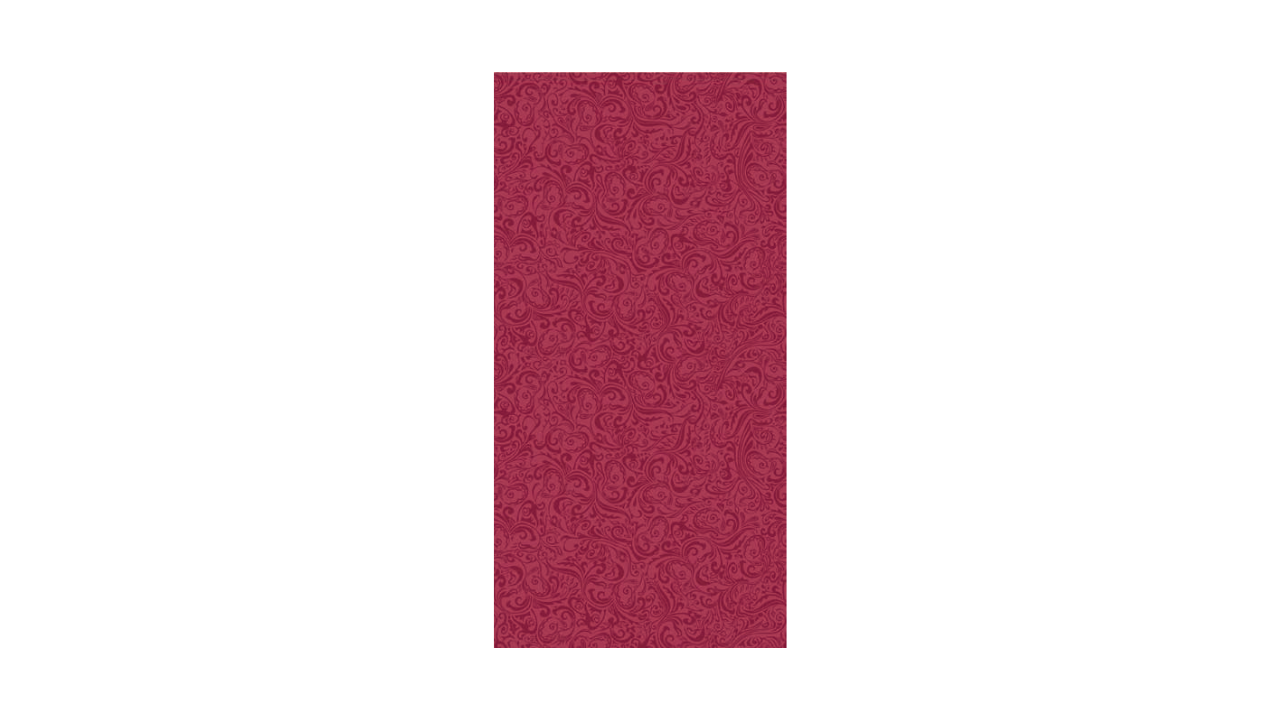 Linclass-Mitteldecke, 80x80cm, 'Lias' bordeaux