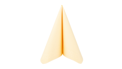 Deluxe-Serviette, 40x40cm, 4-lagig, 1/4 Falz, creme