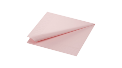 Duni-Zelltuch-Serviette, 40x40cm,3-lagig 1/4 Falz, mellow rose