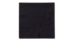Mank-Zelltuch-Serviette, 33x33cm,3-la 1/4 Falz, schwarz