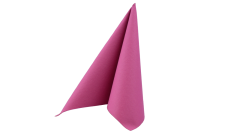 Airlaid-Serviette, 40x40cm, 1/4 Falz, violett