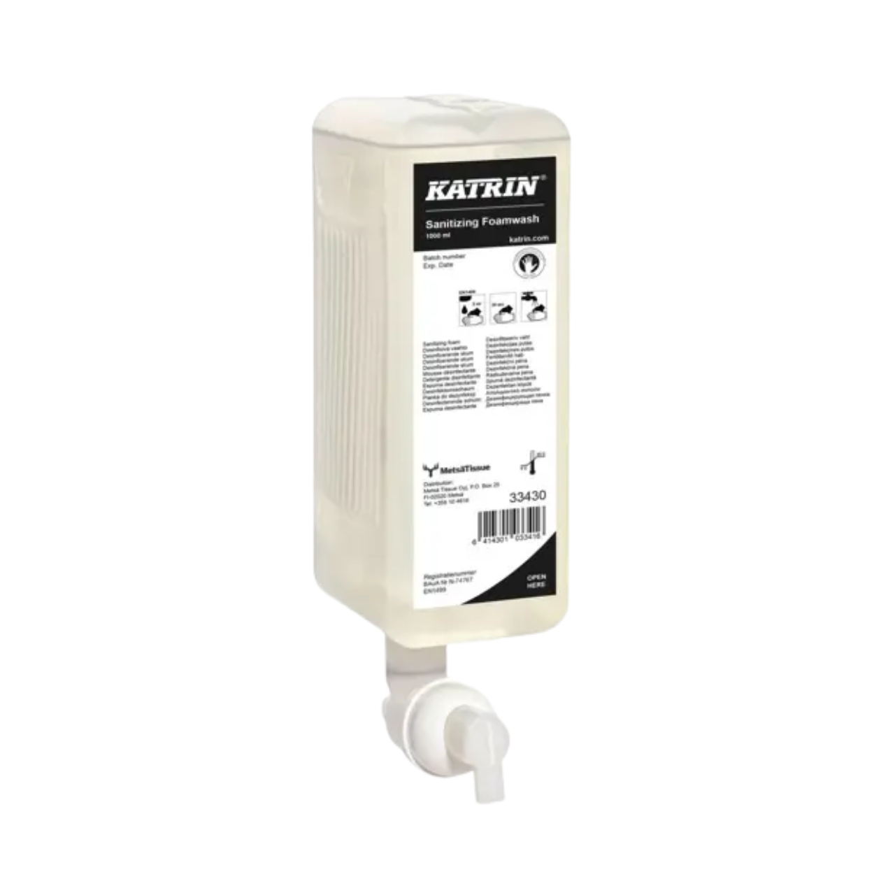 Katrin Desinfektionschaumseife, farbl 1000ml Flakon