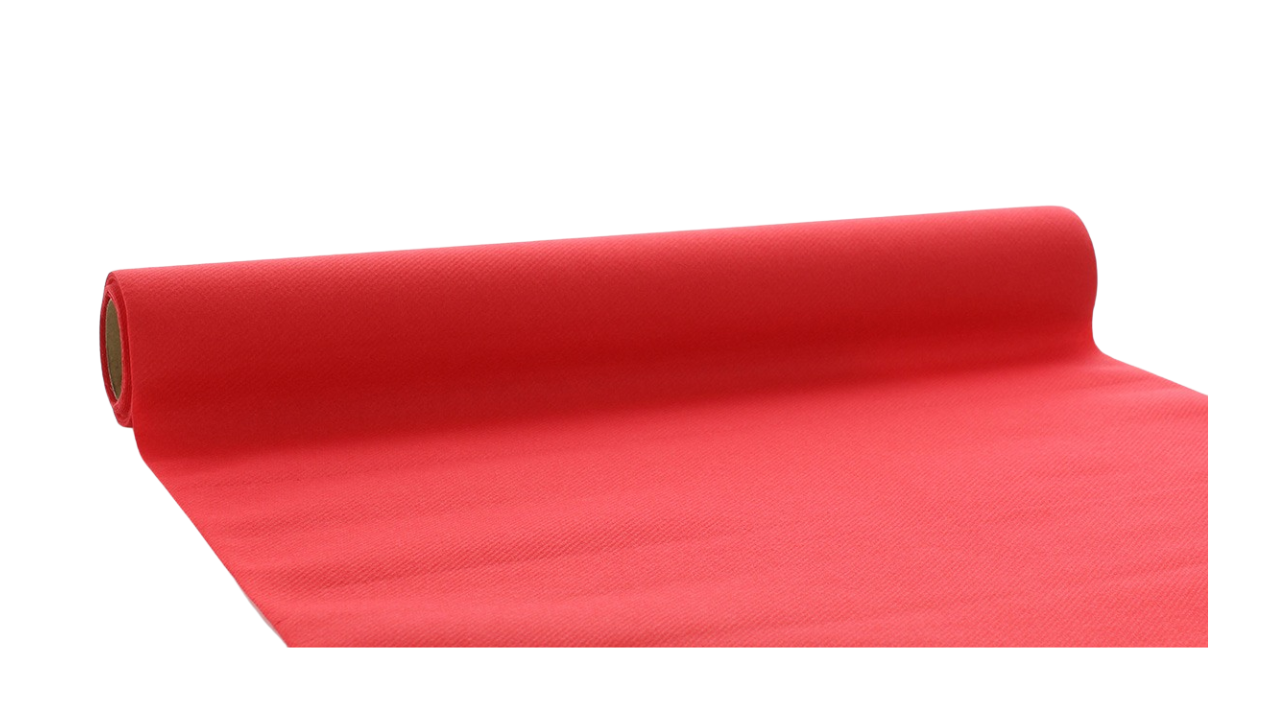 Linclass-Tischläufer, 0,40x24m, rot