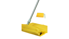 Staubbindetuch, &Ouml;l impr&auml;gniert, 60x60xm, gelb (50er)