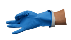 Nitril-Handschuh, MAPA Ultrafood 495, Stulpe 32cm, blau, Größe XL (9)